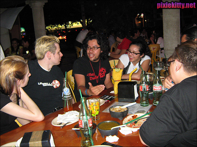 Dinner on friday night after we go to Merida. 